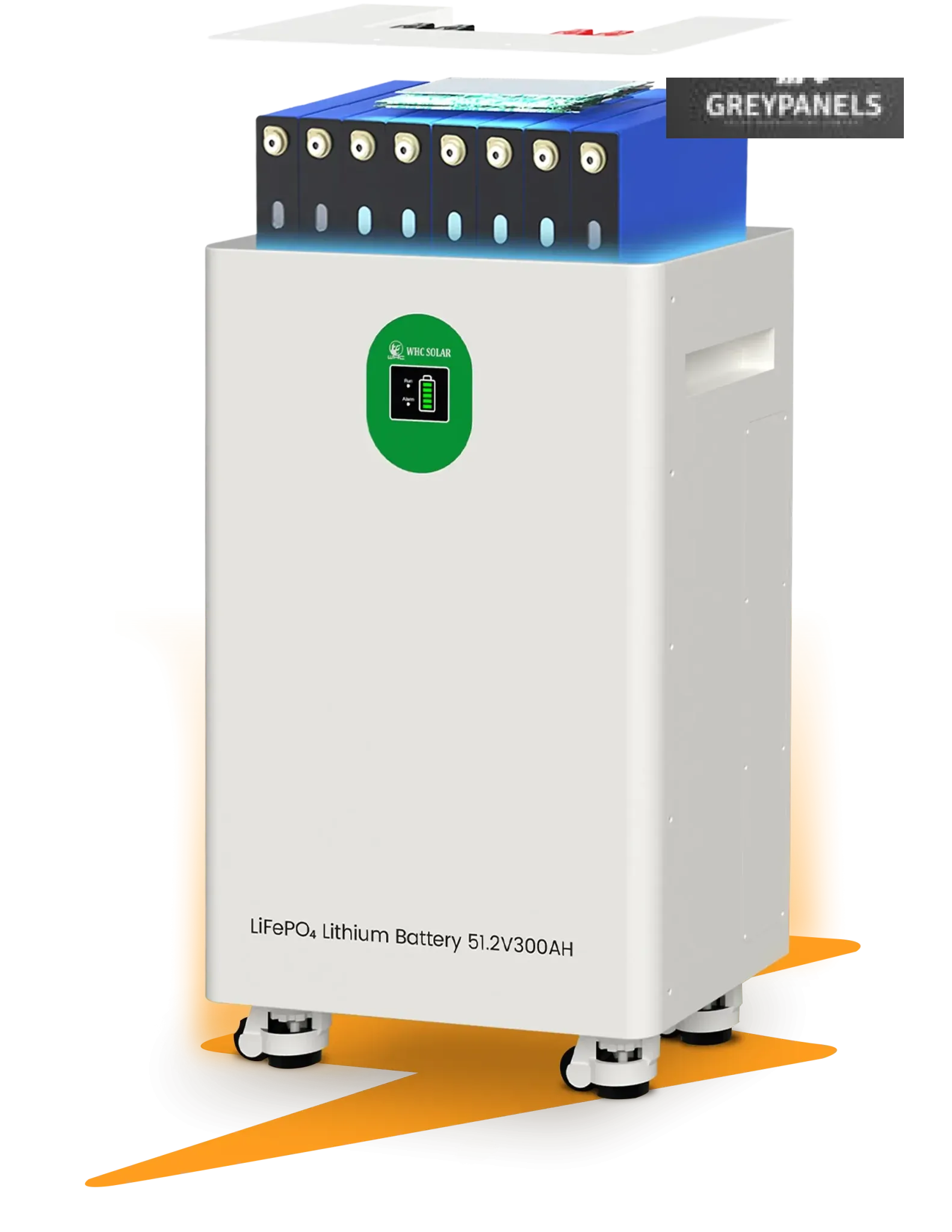 WHC 15.36KWH, 300Ah Lithium Battery