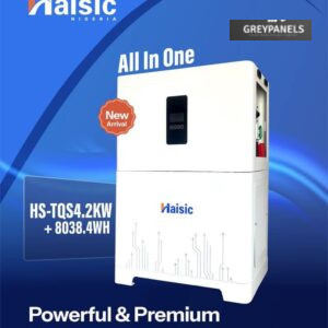 Haisic 4.2KW, 8kWh All-In-One Solar Generator